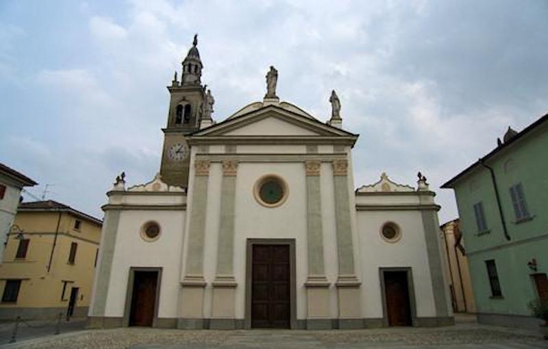 La chiesa di Trigolo.